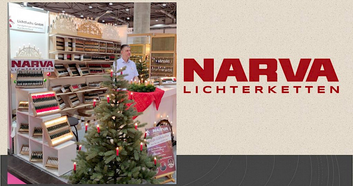 Lichtfuchs GmbH mit NARVA Lichterketten auf der Cadeaux 2024