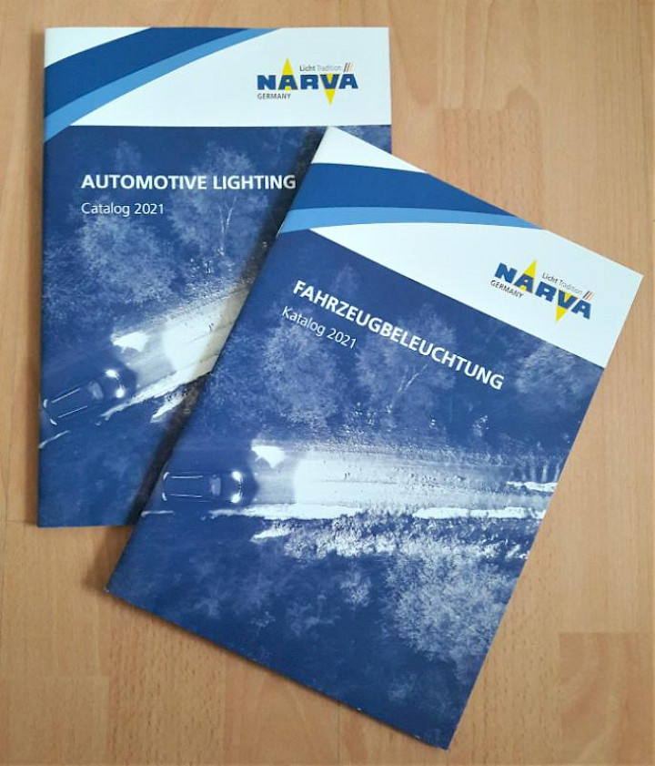 Neuer NARVA Katalog für Fahrzeugbeleuchtung - Ausgabe 2021 -
