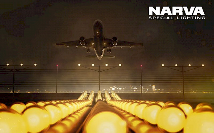 NARVA Airfield lamps - safe lighting for runways